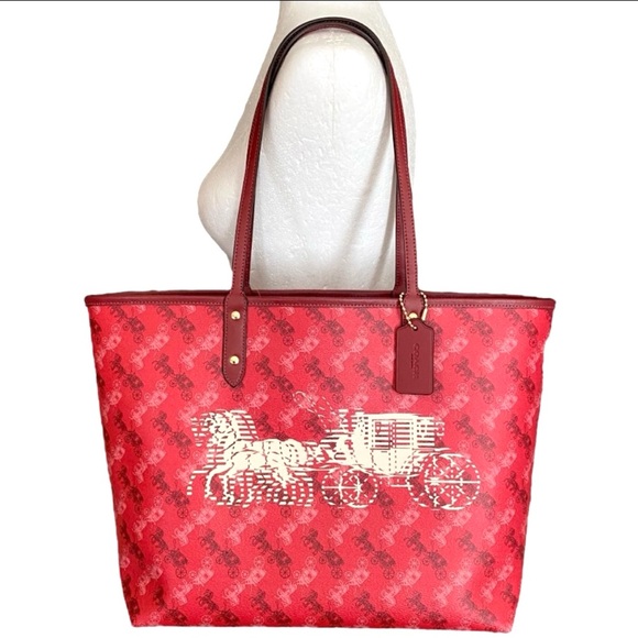 Coach Tote Horse and Carriage Print - Picture 1 of 13